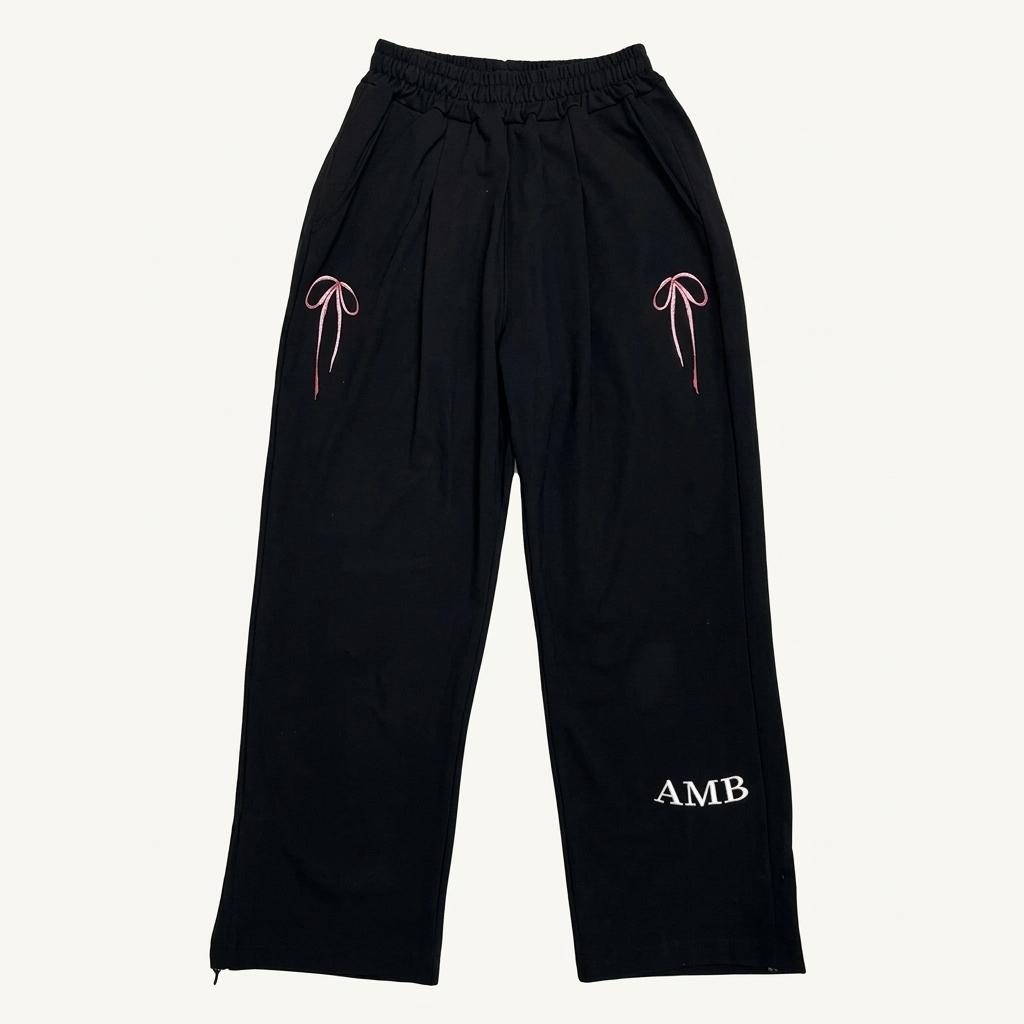 앰블러 리본 투웨이 팬츠 AP801 블랙 M 1
