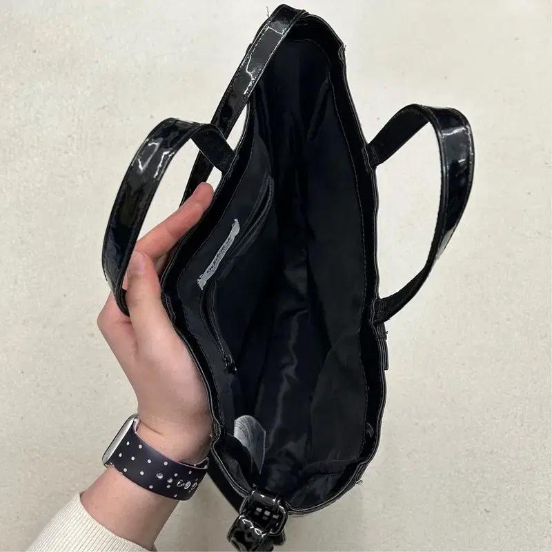 아디다스 오리지널스 빈티지 에어라이너럭스 쇼퍼백 블랙 6