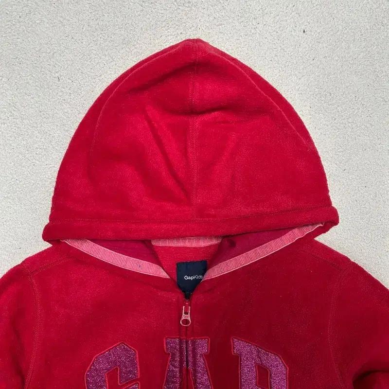 GAP KIDS 핑크로고 후리스 후드집업, 후리스 바지 SET 4