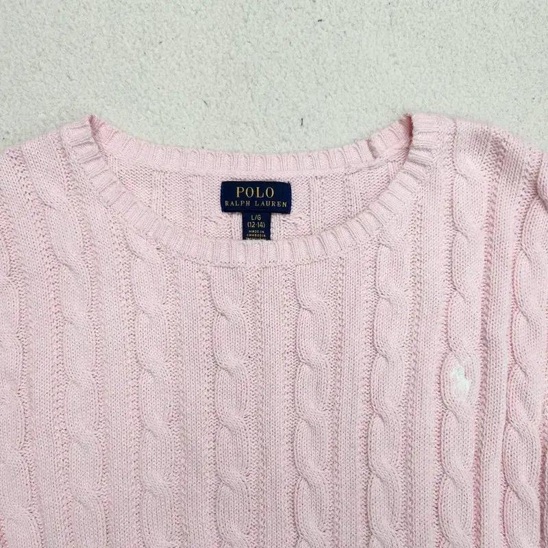 RALPH LAUREN 꽈배기 니트  L/G (12-14) 5