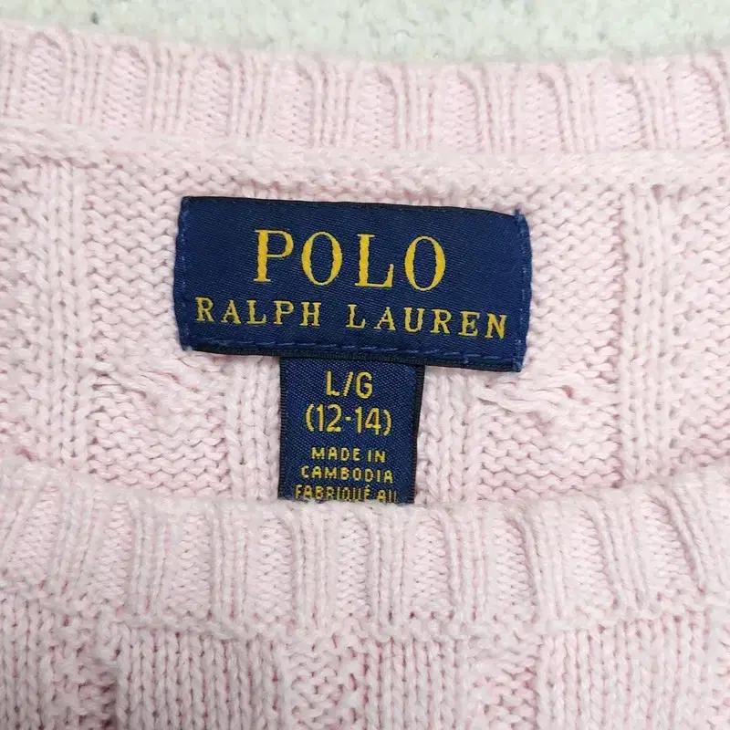 RALPH LAUREN 꽈배기 니트  L/G (12-14) 6