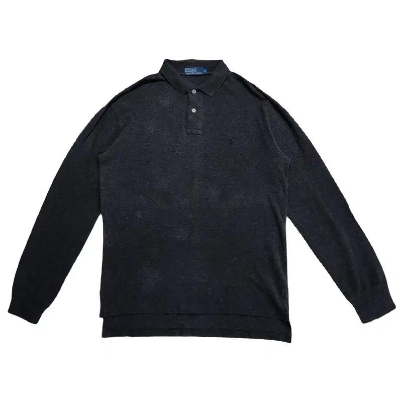 RALPH LAUREN 카라 긴팔티 그레이 M 2