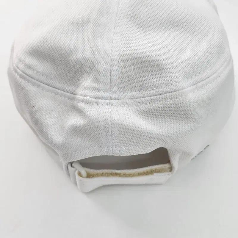 ADIDAS 3 스트라이프 화이트 캡 M 5