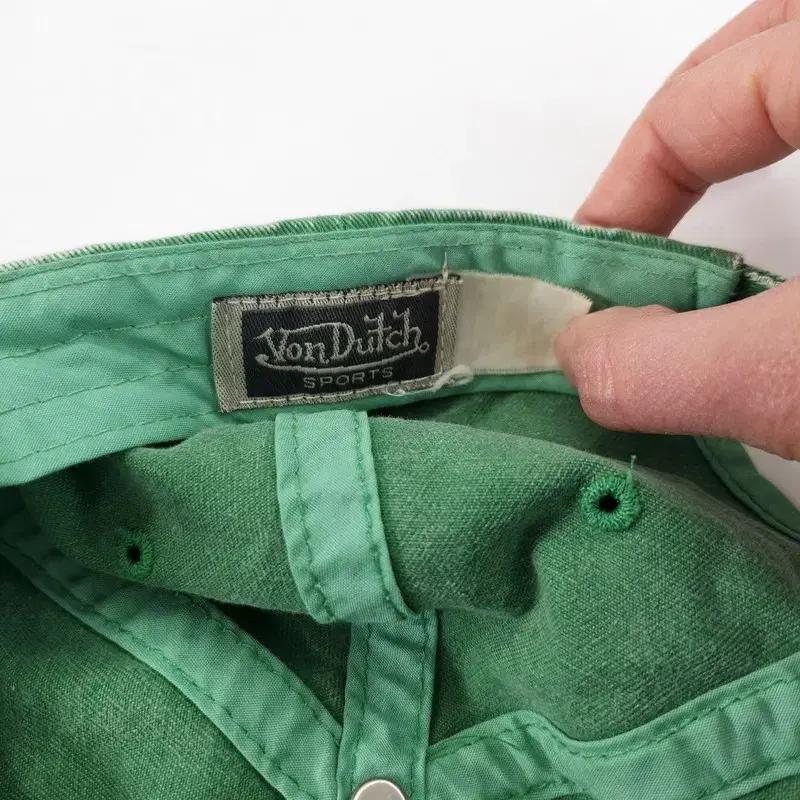 VON DUTCH 프린팅 그린 볼 캡 6