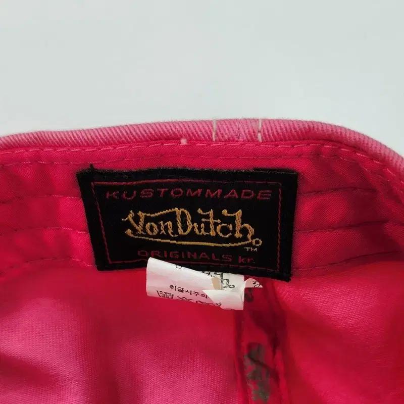 VON DUTCH 프린팅 핑크 볼 캡  FREE 6