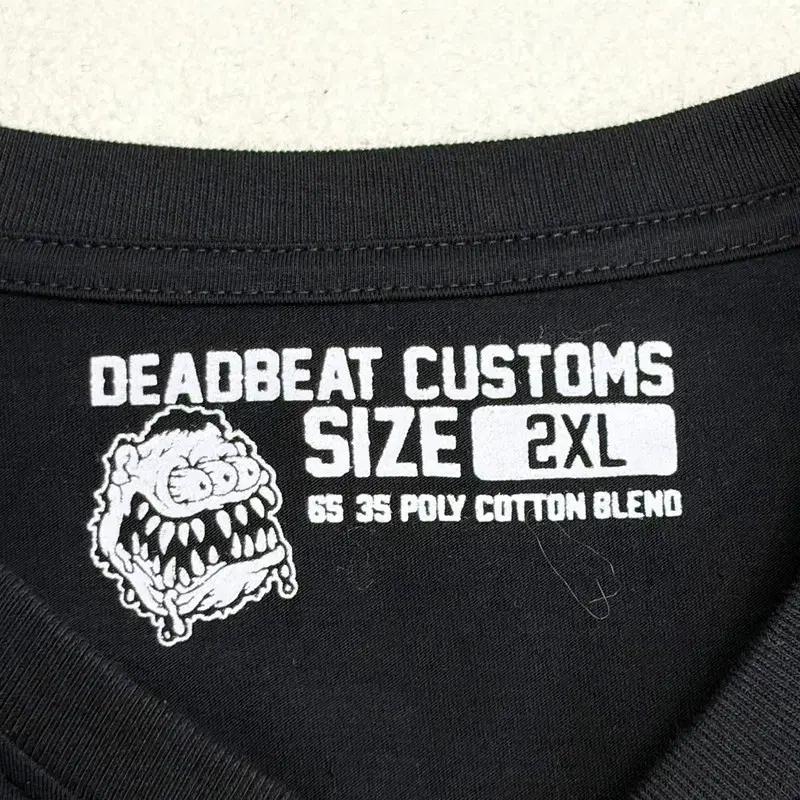 DEADBEAT 커스텀즈 그래픽 롱슬리브 2XL 4