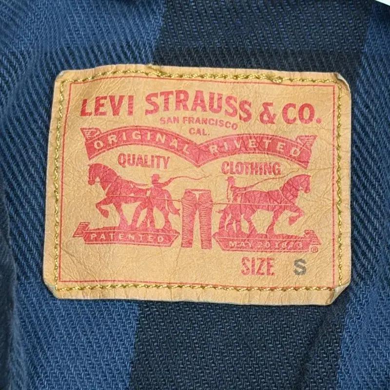 LEVI'S 블랙 트러커 자켓 S 5