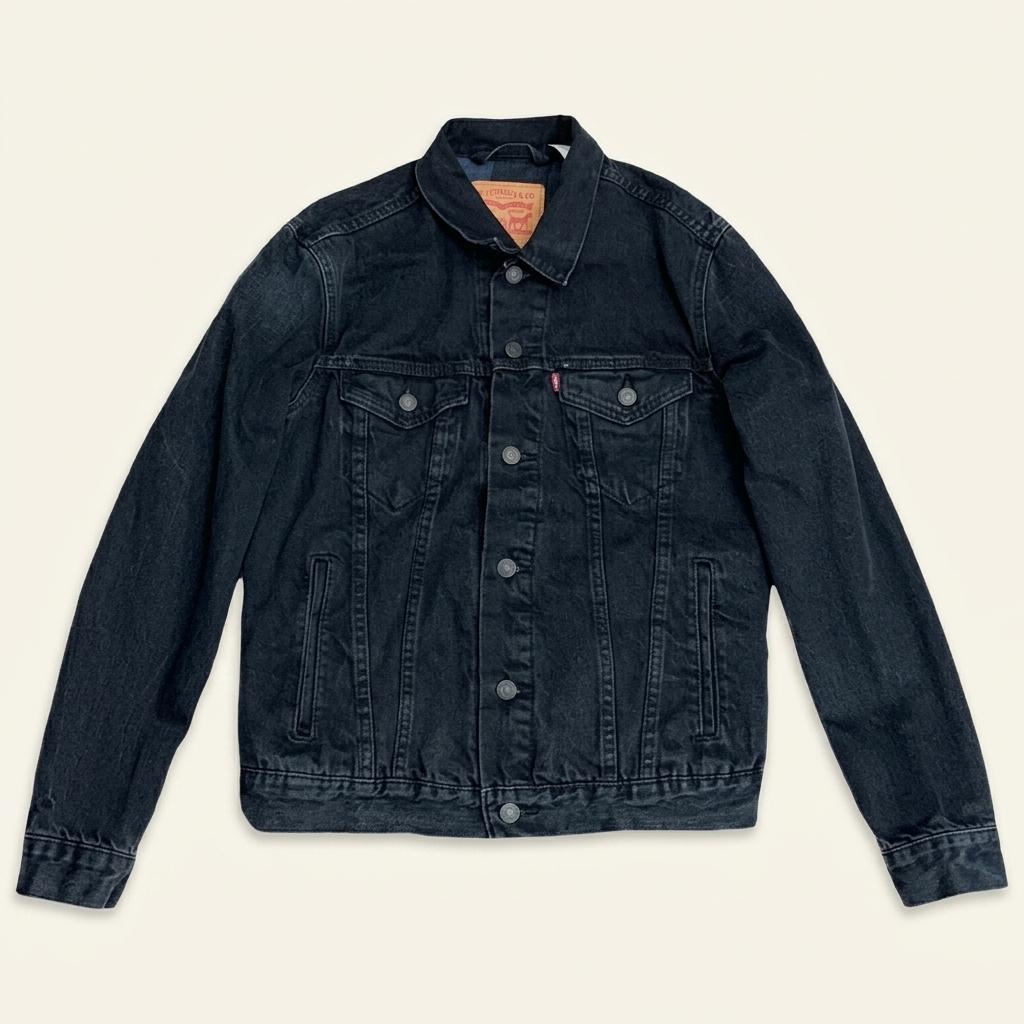 LEVI'S 블랙 트러커 자켓 S 1