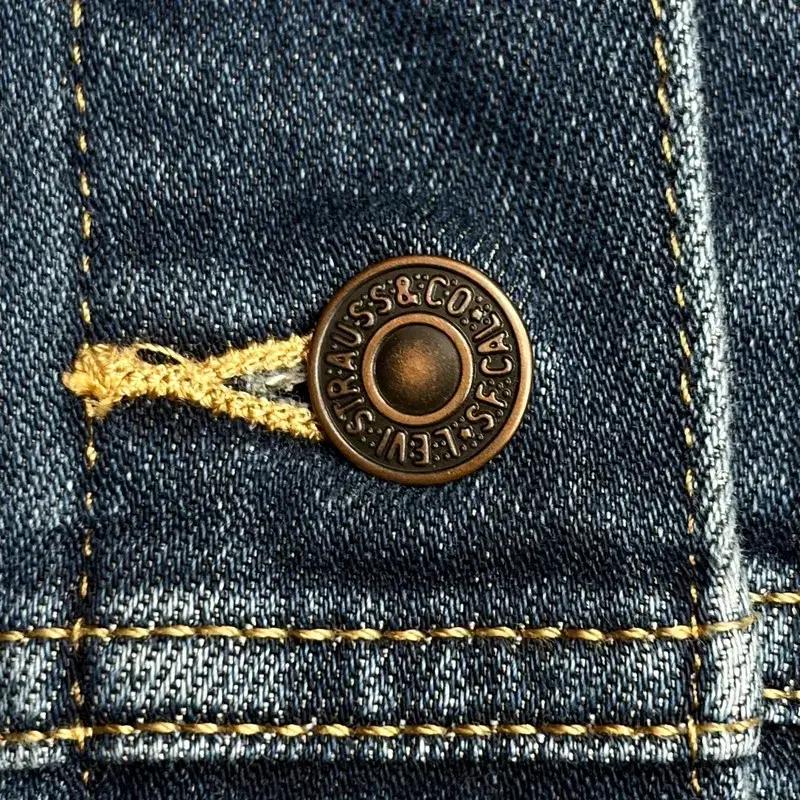 LEVI'S BIG E 슈렁큰 트러커 자켓 S 5