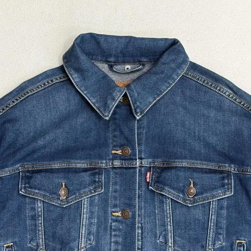 LEVI'S BIG E 슈렁큰 트러커 자켓 S 4