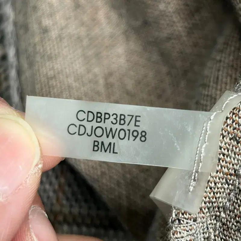 CALVIN KLEIN 체크 브이넥 원피스 2 7