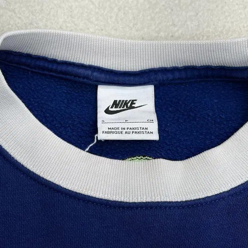 NIKE 스우시 에센셜 오버핏 크루넷 맨투맨 S 6
