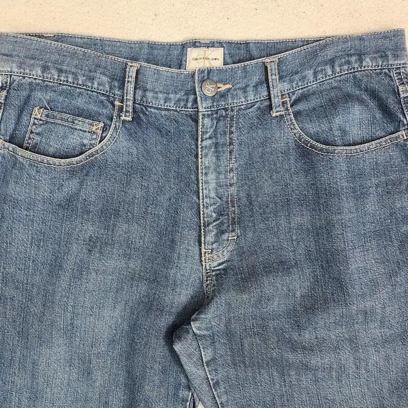 CALVIN KLEIN 스트레이트 핏 데님팬츠 3
