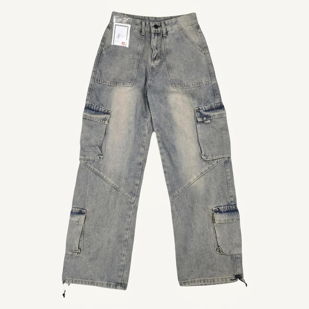 (새상품) MOMO TIDE 카고 데님팬츠 M 25 1