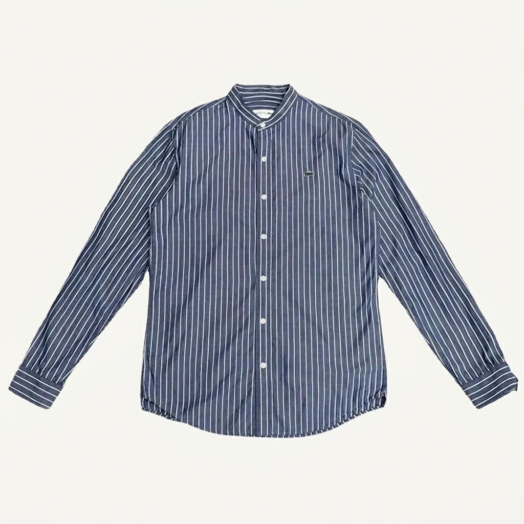 LACOSTE 헨리넥 스트라이프 셔츠 S 1