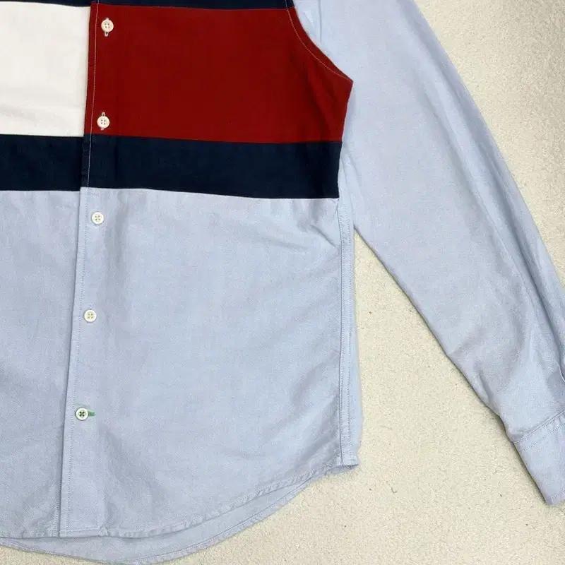 TOMMY HILFIGER 아이코닉 플래그 옥스퍼드 셔츠 XS 3