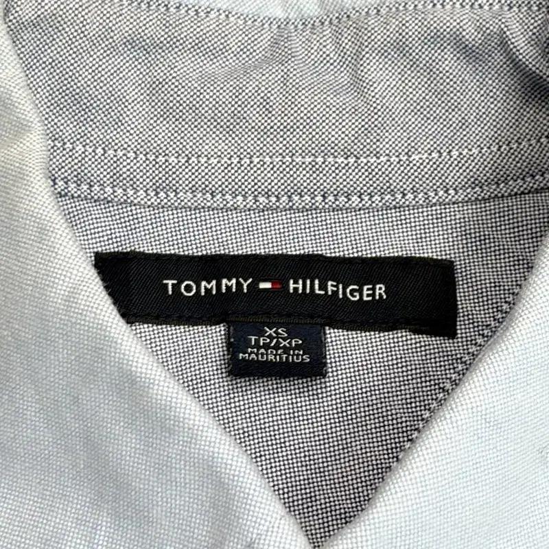 TOMMY HILFIGER 아이코닉 플래그 옥스퍼드 셔츠 XS 5