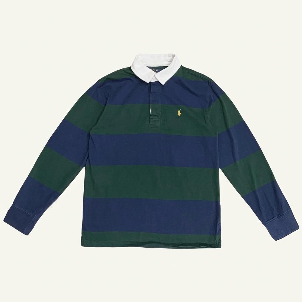 POLO 키즈 스트라이프 럭비티 M (10-12) 1