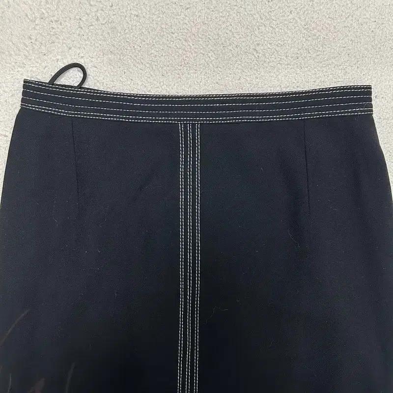 지아니 베르사체 꾸뛰르 미디 스커트 블랙 44 4