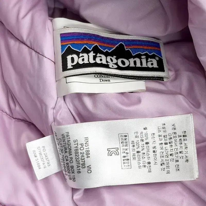 PATAGONIA 걸스 덕다운 경량 패딩 XL 6