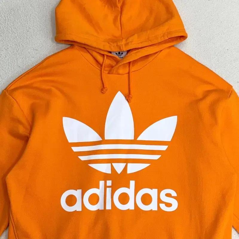 ADIDAS 오버사이즈 트레포일 후디 S 4