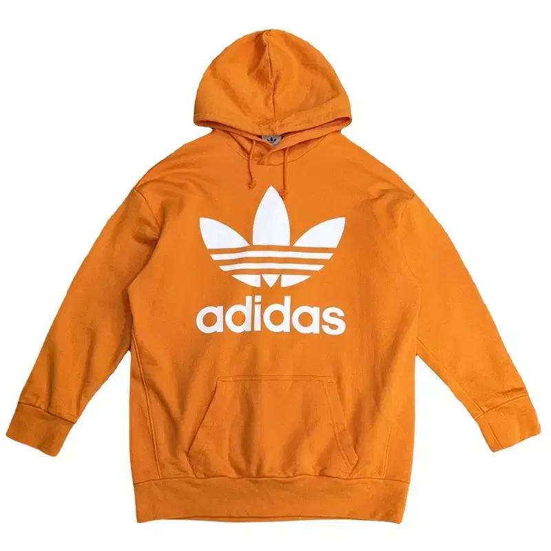 ADIDAS 오버사이즈 트레포일 후디 S 2