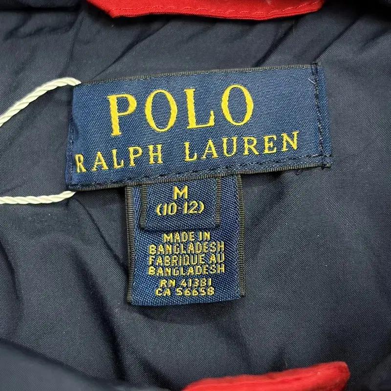 POLO 레드 다운 패딩 M(10-12) 8