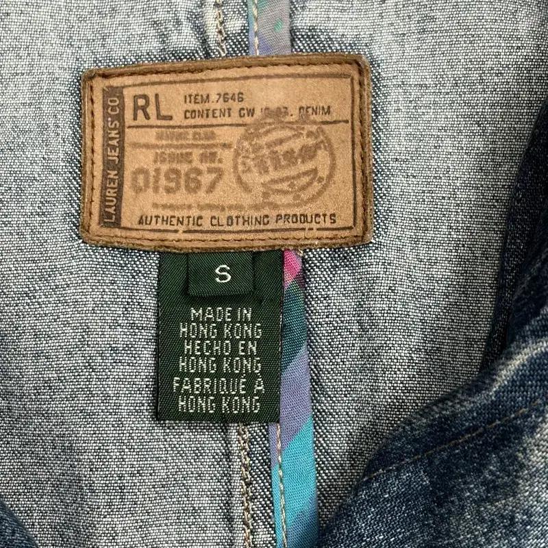 RALPH LAUREN 데님 롱 후드 야상 S 7