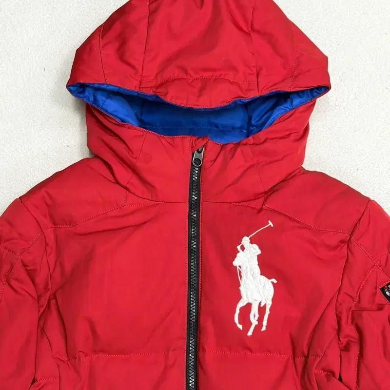 POLO 키즈 빅포니 레드 다운 패딩 6 4