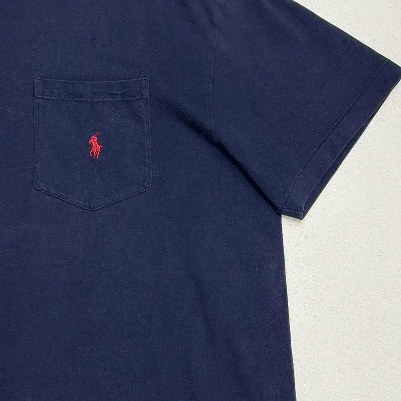 POLO 네이비 포켓 티셔츠 M 3