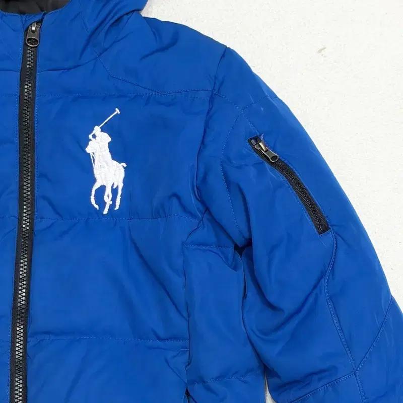 POLO 키즈 빅포니 블루 다운 패딩 7 4