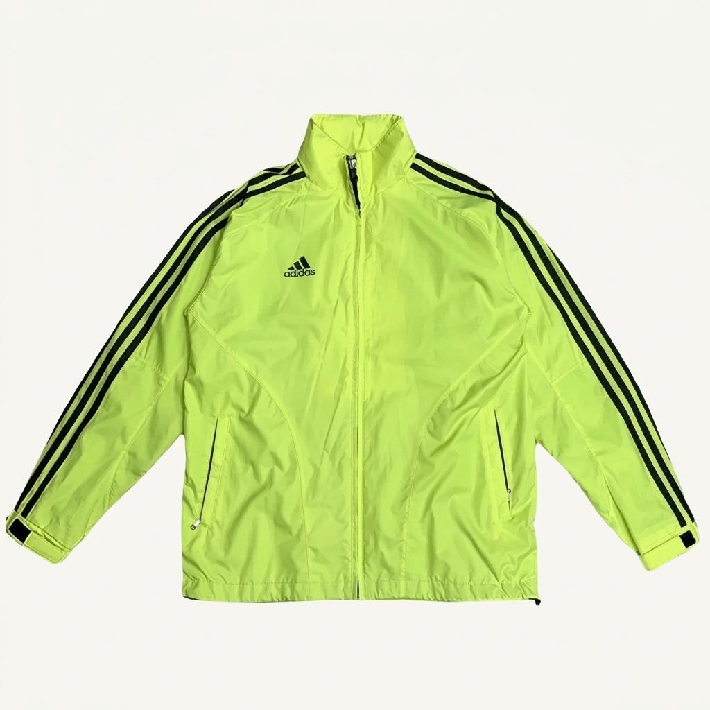 ADIDAS 형광 윈드브레이커 자켓 90 1