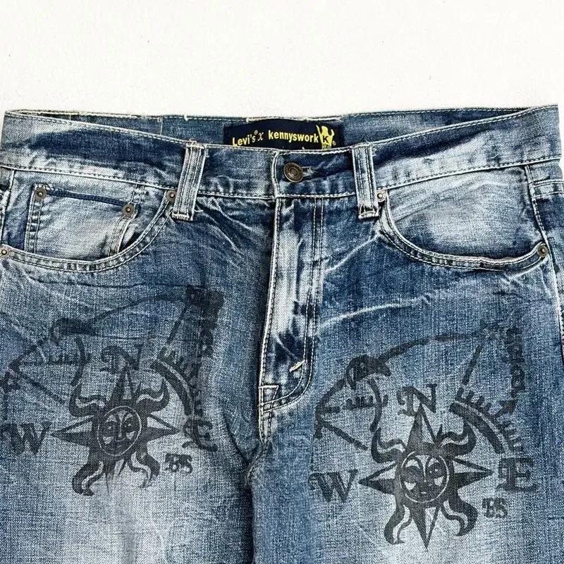 LEVI'S 523 빈티지 워싱 데님진 34X33 4