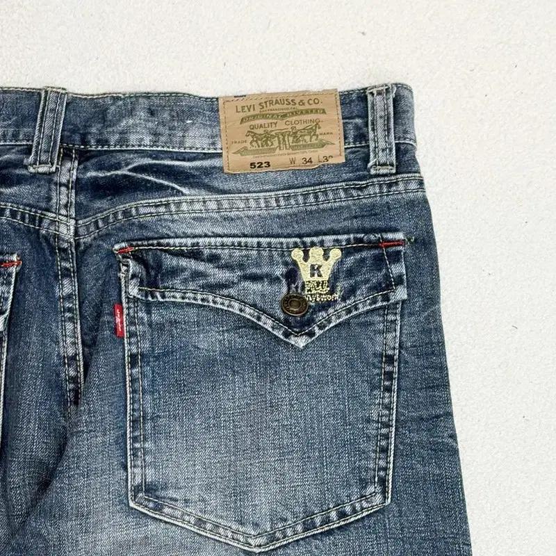 LEVI'S 523 빈티지 워싱 데님진 34X33 7