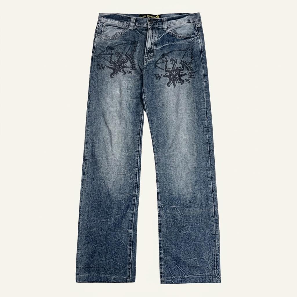 LEVI'S 523 빈티지 워싱 데님진 34X33 1