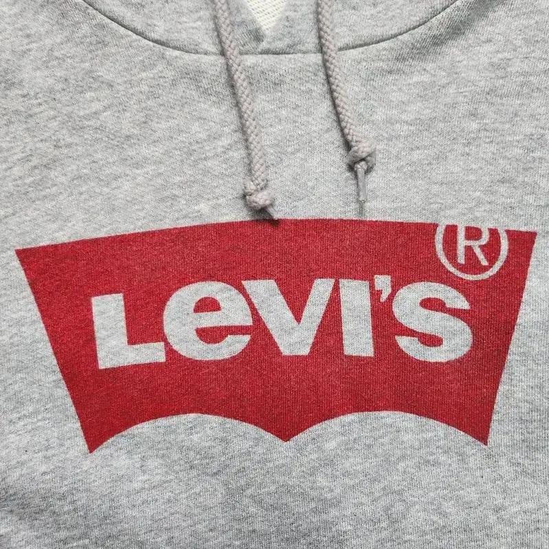 LEVI'S 배트윙 프린팅 후드티 Men M 5