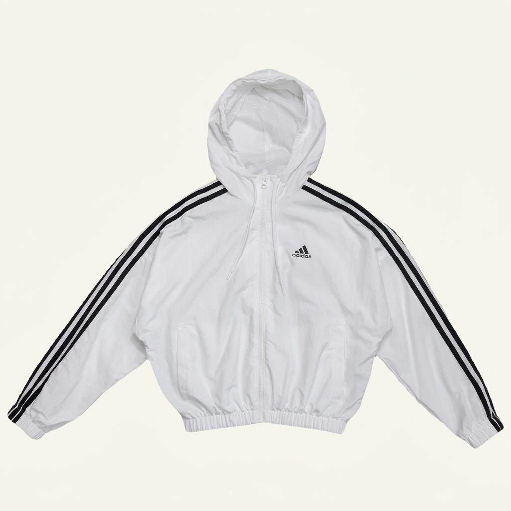 ADIDAS 올드스쿨 바람막이 집업 Women A/XS 1
