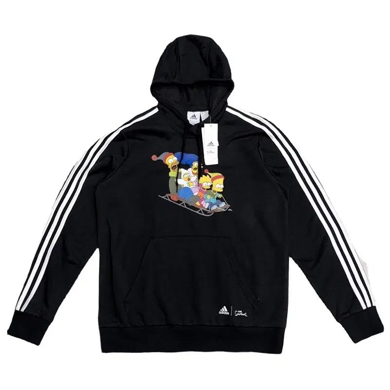 (새상품) ADIDAS X 더심슨패밀리 그래픽 후드티 2XL 2