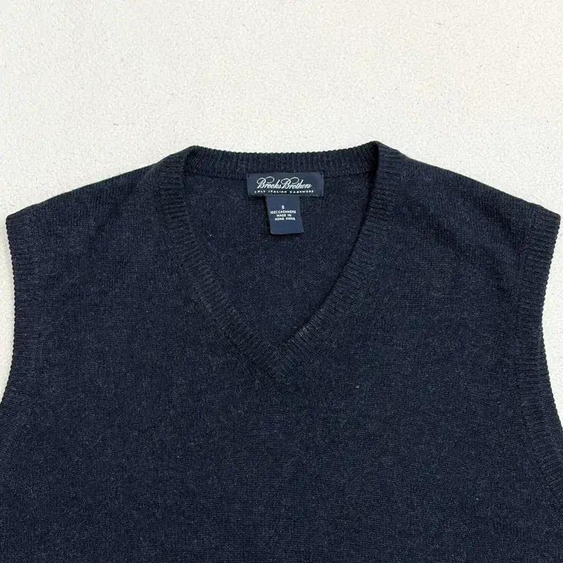 BROOKS BROTHERS 이탈리안 100% 캐시미어 니트 조끼 S 4