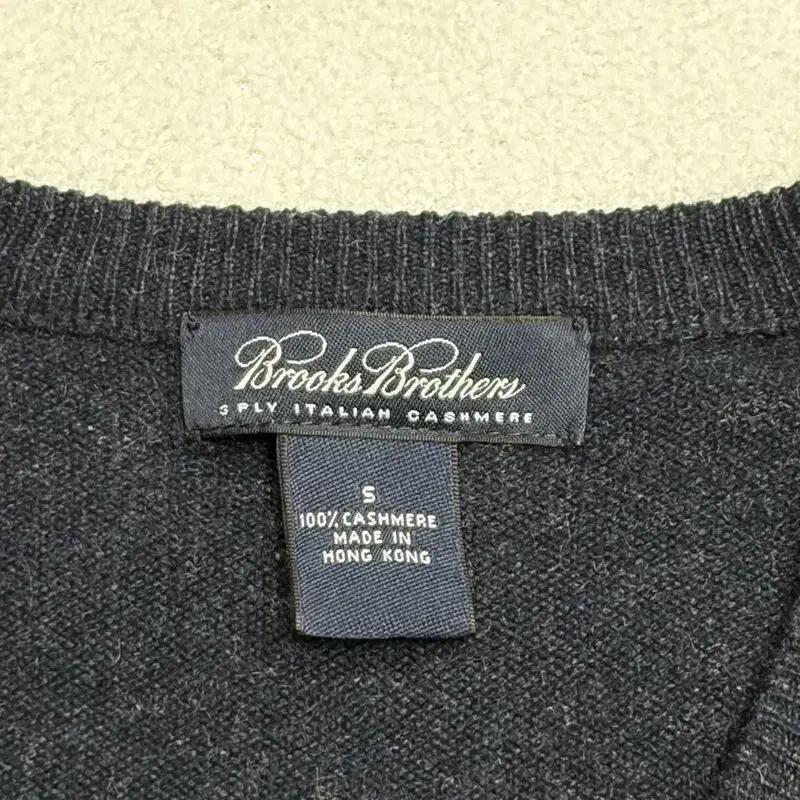 BROOKS BROTHERS 이탈리안 100% 캐시미어 니트 조끼 S 5