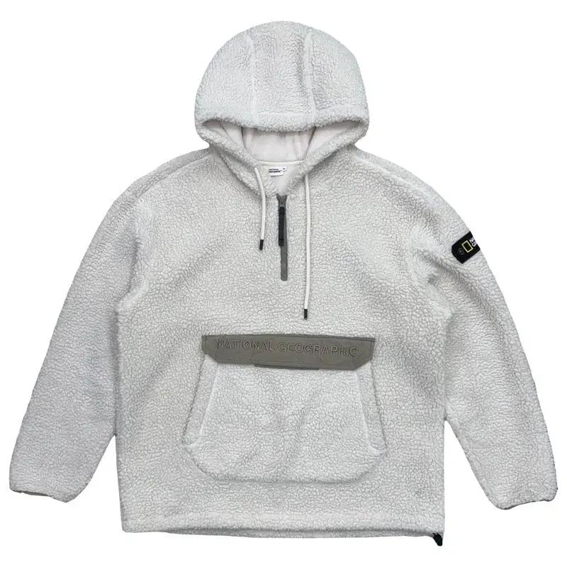 내셔널지오그래픽 차퍼 플리스 뽀글이 아노락 아이보리 XL 2