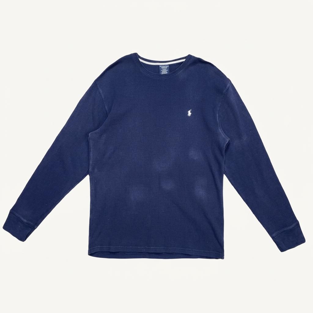 POLO RALPH LAUREN 와플 긴팔 티 Men XL/TG/XG 1