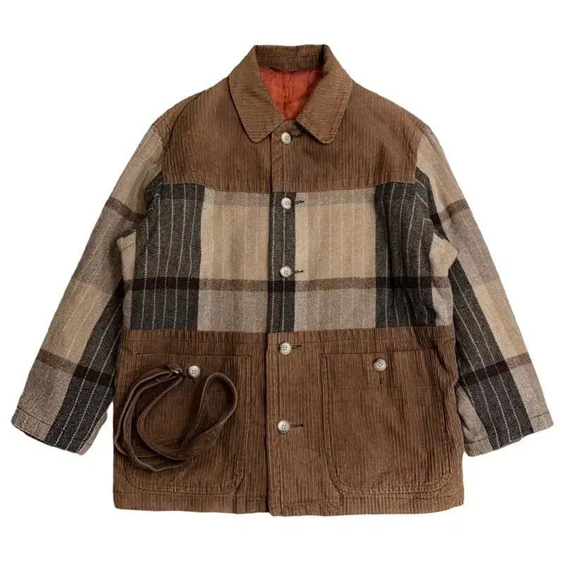 U2 CLOTHING 플레이드 패턴 필드 자켓 M 2
