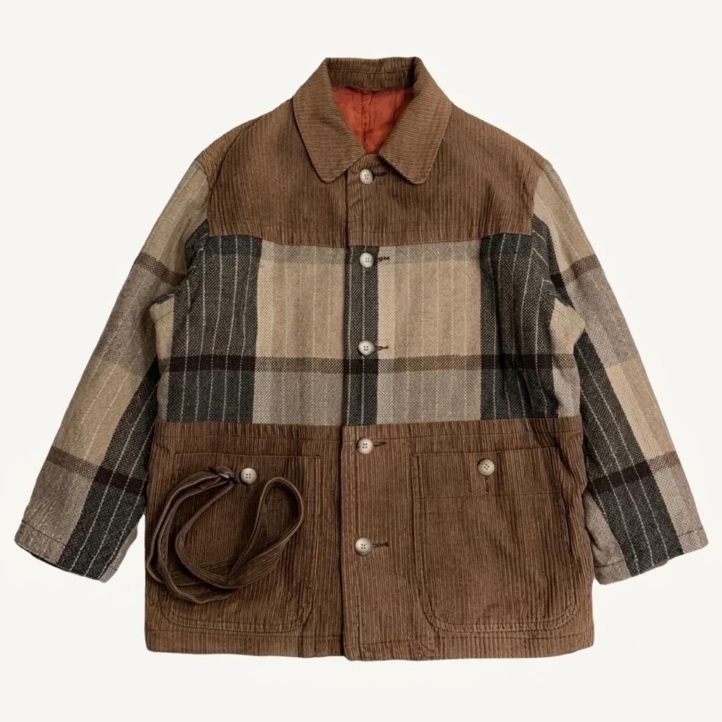 U2 CLOTHING 플레이드 패턴 필드 자켓 M 1
