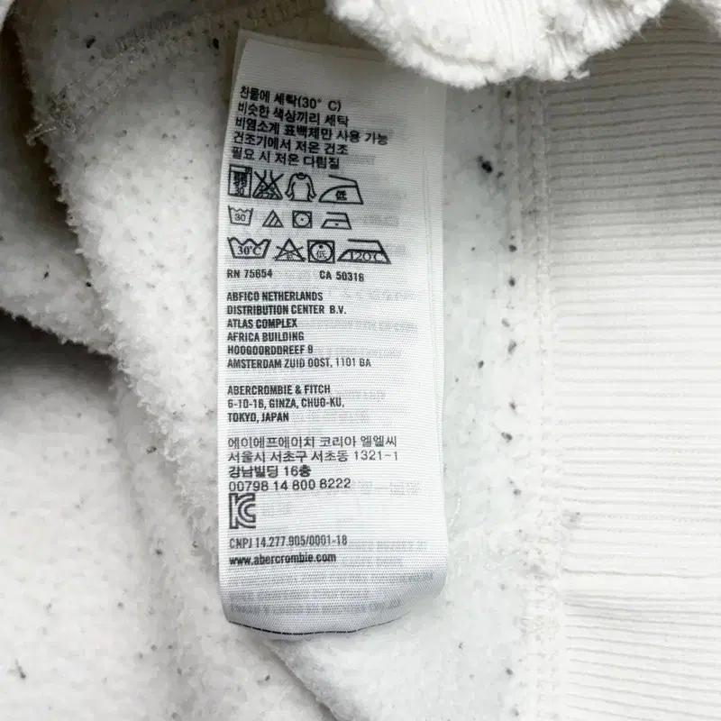 ABERCROMBIE & FITCH 디스트레스드 후드티 L 8