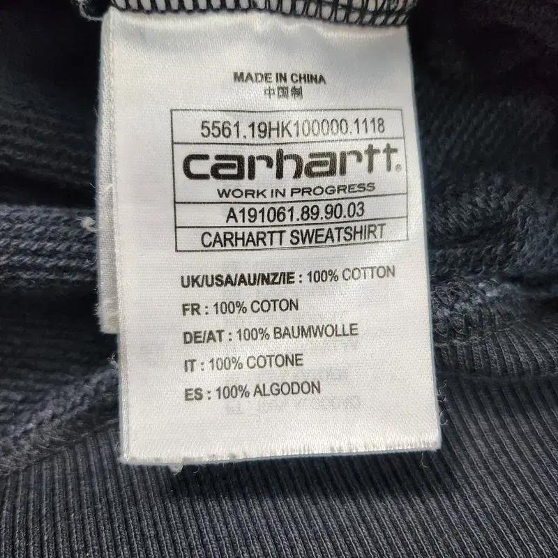 CARHARTT W,ip 프린팅 플리스 맨투맨 Men M 7