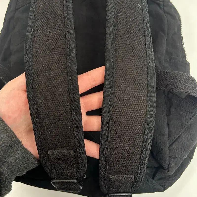 키플링 블랙 나일론 백팩 8