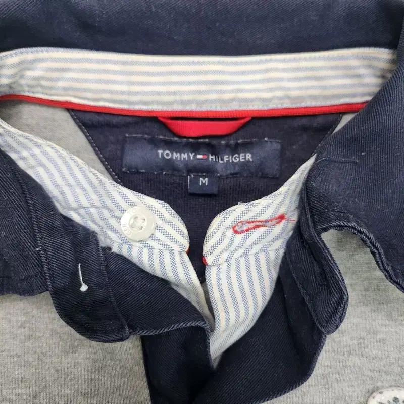 TOMMY HILFIGER 레이어드 카라 긴팔 티 Men M 7