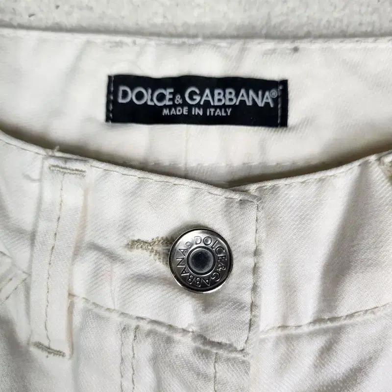 DOLCE&GABBANA 화이트 데님팬츠 Women 40 7
