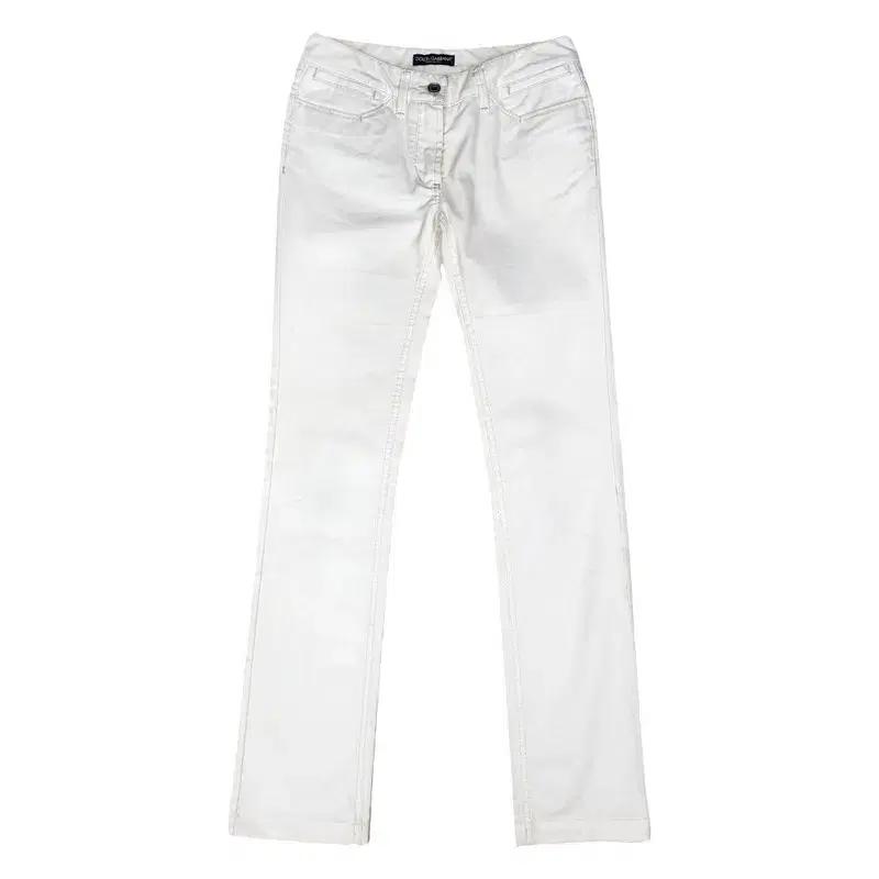 DOLCE&GABBANA 화이트 데님팬츠 Women 40 2